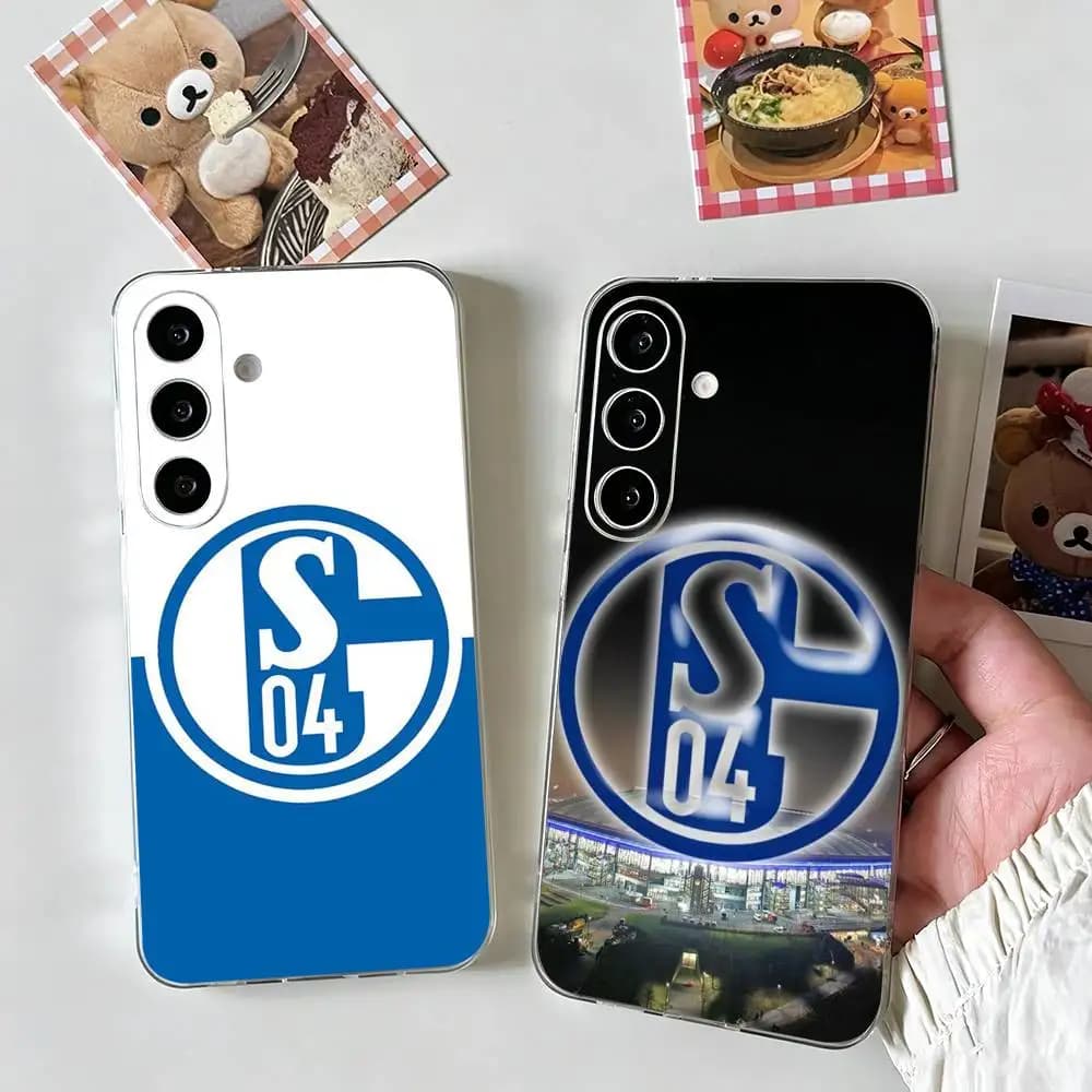 Football S-Schalke-04 Phone Case For SamsungA10,12,20,21S,30,31,40,50,51,52,70,71 Transparent Cover