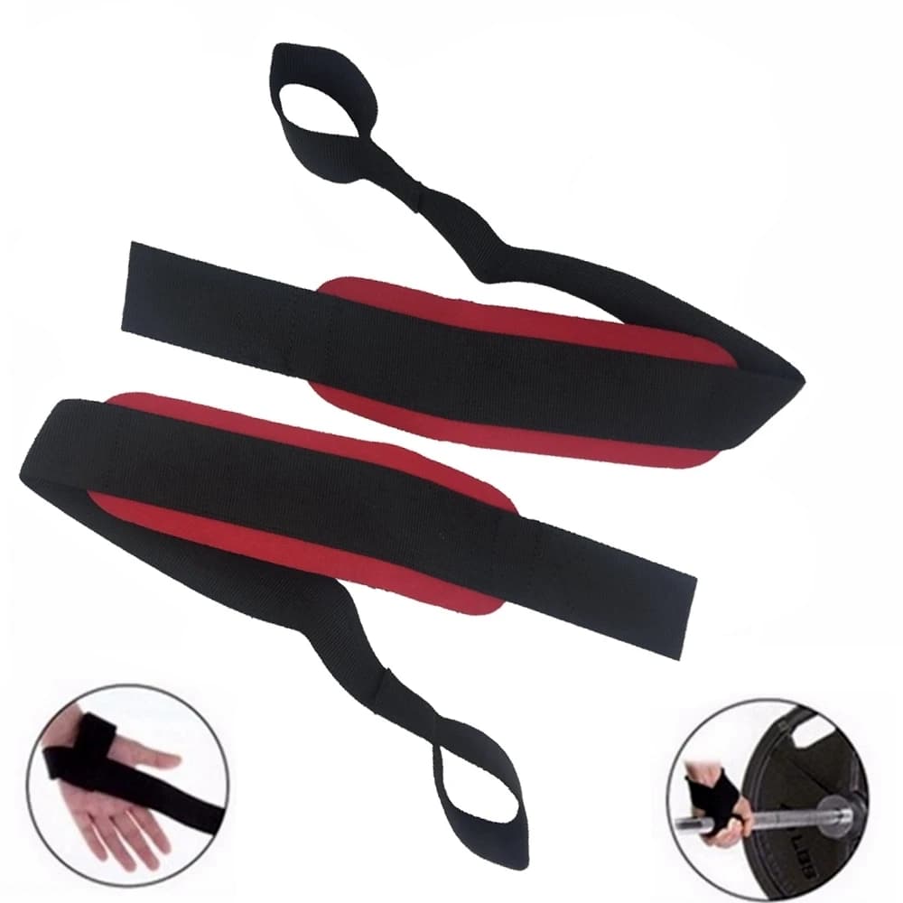 2 pezzi cinturini da polso per sollevamento pesi guanti da palestra cintura bodybuilding per donna uomo fitness bilancieri sollevamento pesi