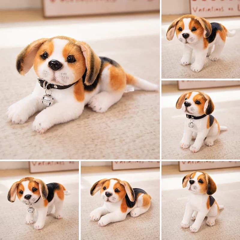 25/30cm Cute Real Life spotted dog Plush Toy Kawaii Cartoon Imitation Puppy Plush Toys Girl Birthday Girlfriend Christmas Gift