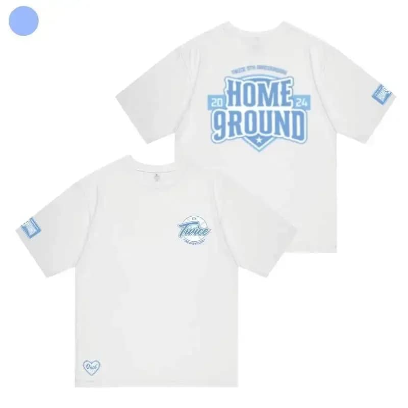 2026 KPOP Printed Round Neck Short Sleeved T-shirt, Unisex and Fashionable Summer Outdoor Training Sportswear Family Matching