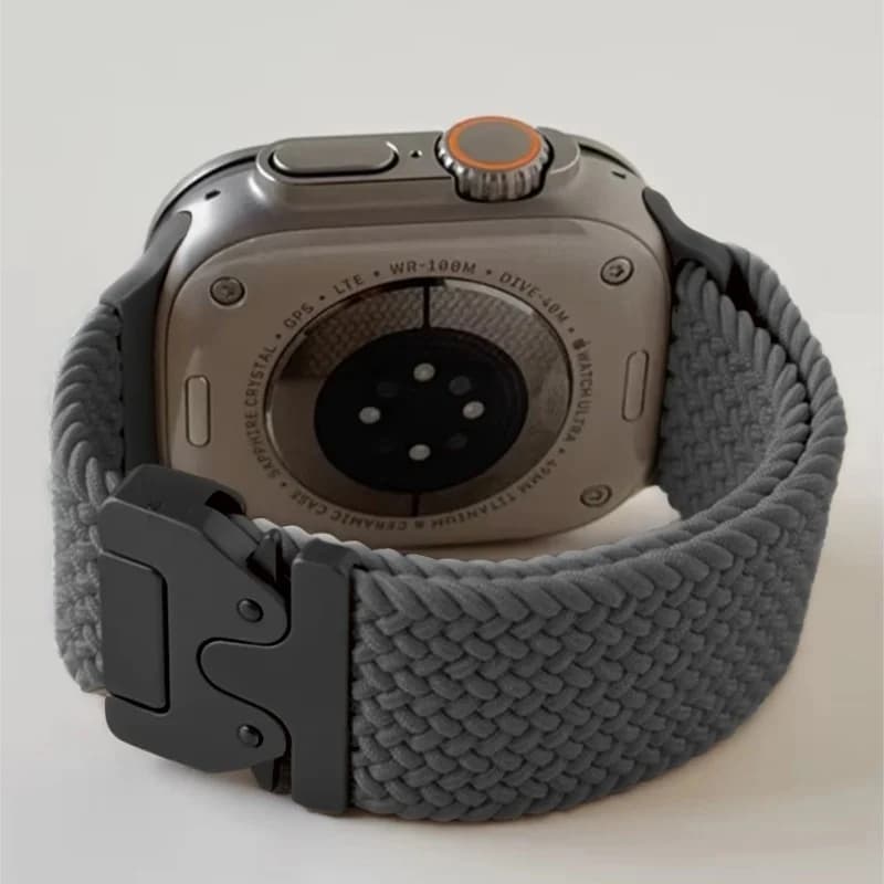 Cinturino per Apple Watch Ultra 2 3 49mm 40mm 44mm 46mm 42mm 45mm, bracciale intrecciato a paracadute, cinturini per iWatch Serie SE 9 8 10 11