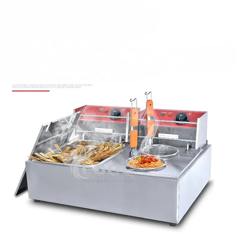 Vendita Diretta dalla Fabbrica: Macchina per Snack, Attrezzatura per Cucina Fast Food, Friggitrice in Acciaio Inox, Cuocipasta Elettrico