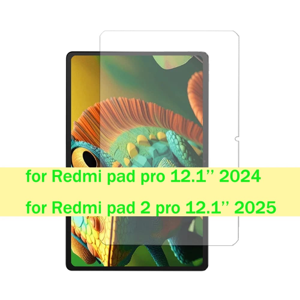 1 confezione di vetro per Redmi pad 2 pro 12.1 ''versione 2025 e 2024 tablet protezione schermo in vetro temperato antigraffio