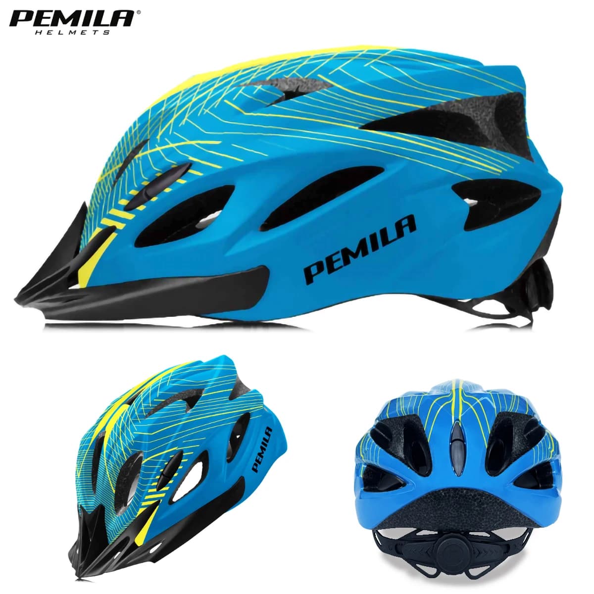 Ultralight Striped Road Bike Mountain Helmet with Visiera Parasol Bicycle Helmet Ultralight DH MTB Outdoor Sports Horse Riding Cycling Helmet