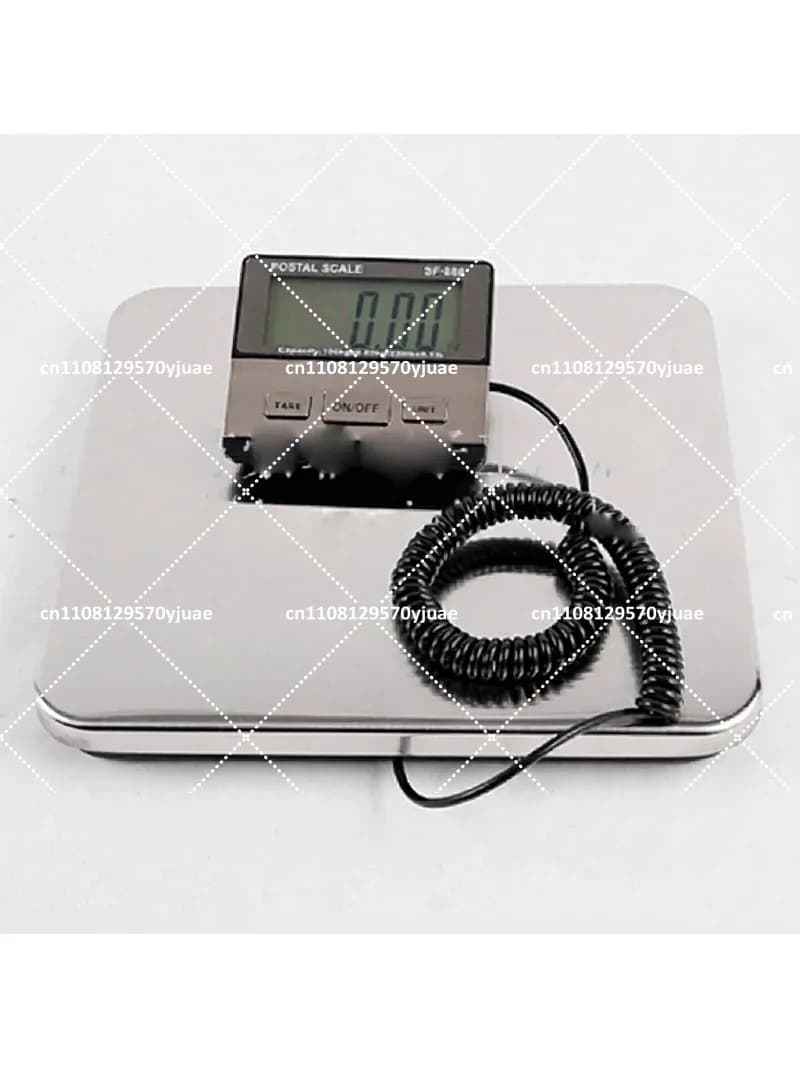 Digital 100Kg Shipping Scale Stainless Steel Surface for Office Luggage Weighing