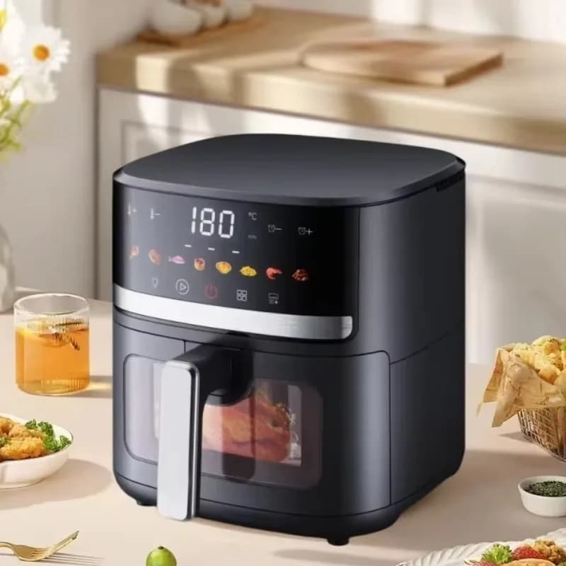 2025 Nuovo friggitrice ad aria digitale modello 7L friggitrice ad aria per elettrodomestico professionale senza olio multifunzionale opzionale
