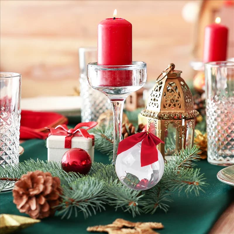 Palla da ornamento di Natale Decorazioni per l'albero di Natale Pallina trasparente Ornamento Palla da appendere per la casa Regalo squisito-Gatti neri Facile da usare-AT3
