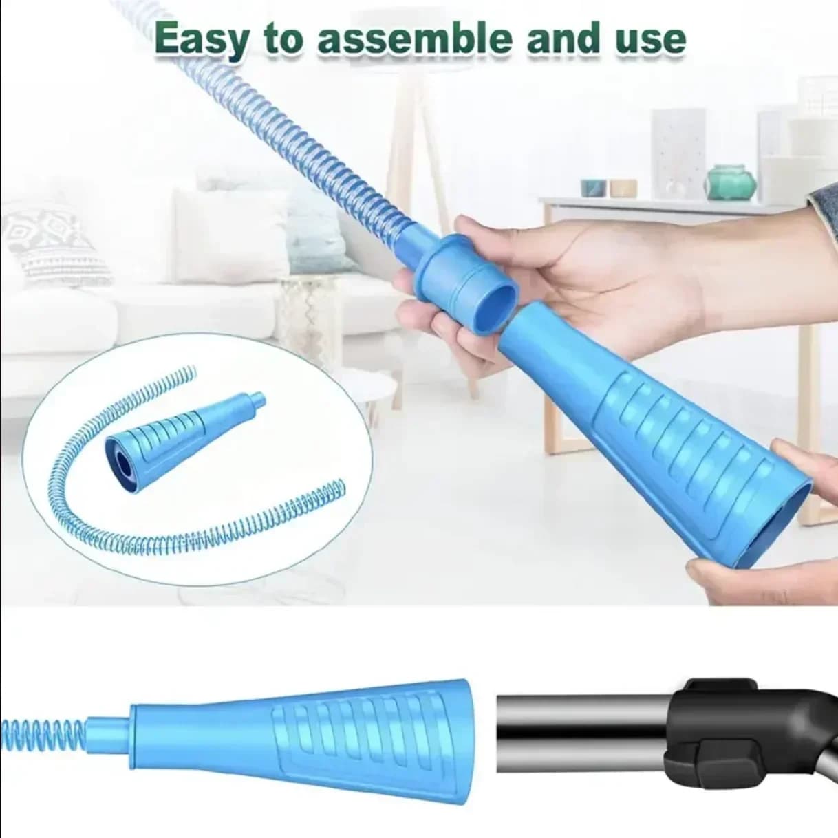 Kit di Pulizia per Condotti di Asciugatrice, Accessorio per Aspirapolvere, Rimuovi Pelucchi Flessibile, Tubo per Pulizia Filtro Pelucchi