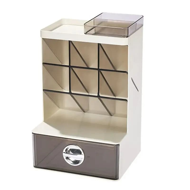 Portapenne da scrivania con cassetto, organizer per matite per l'organizzazione dell'ufficio, porta pennelli per ufficio e scuola