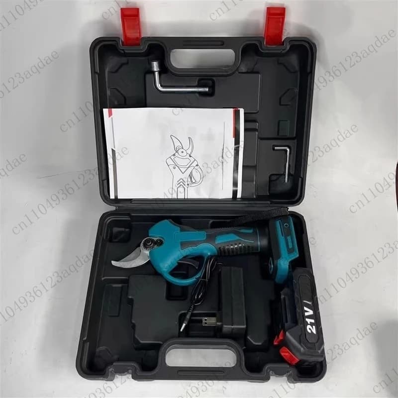 Li-ion rechargeable pruning shears, fruit tree shears, portable gardening shears, wireless electric scissors
