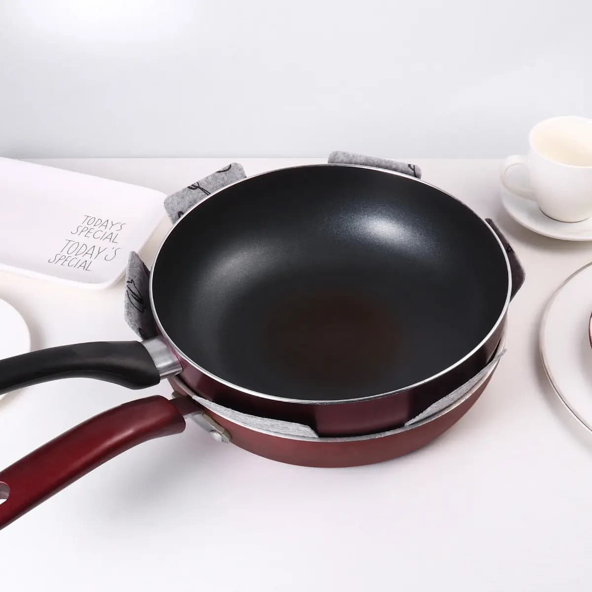 Non-stick Cooking Separator Cookware Padding Pan Protector Frying Protectors Pot