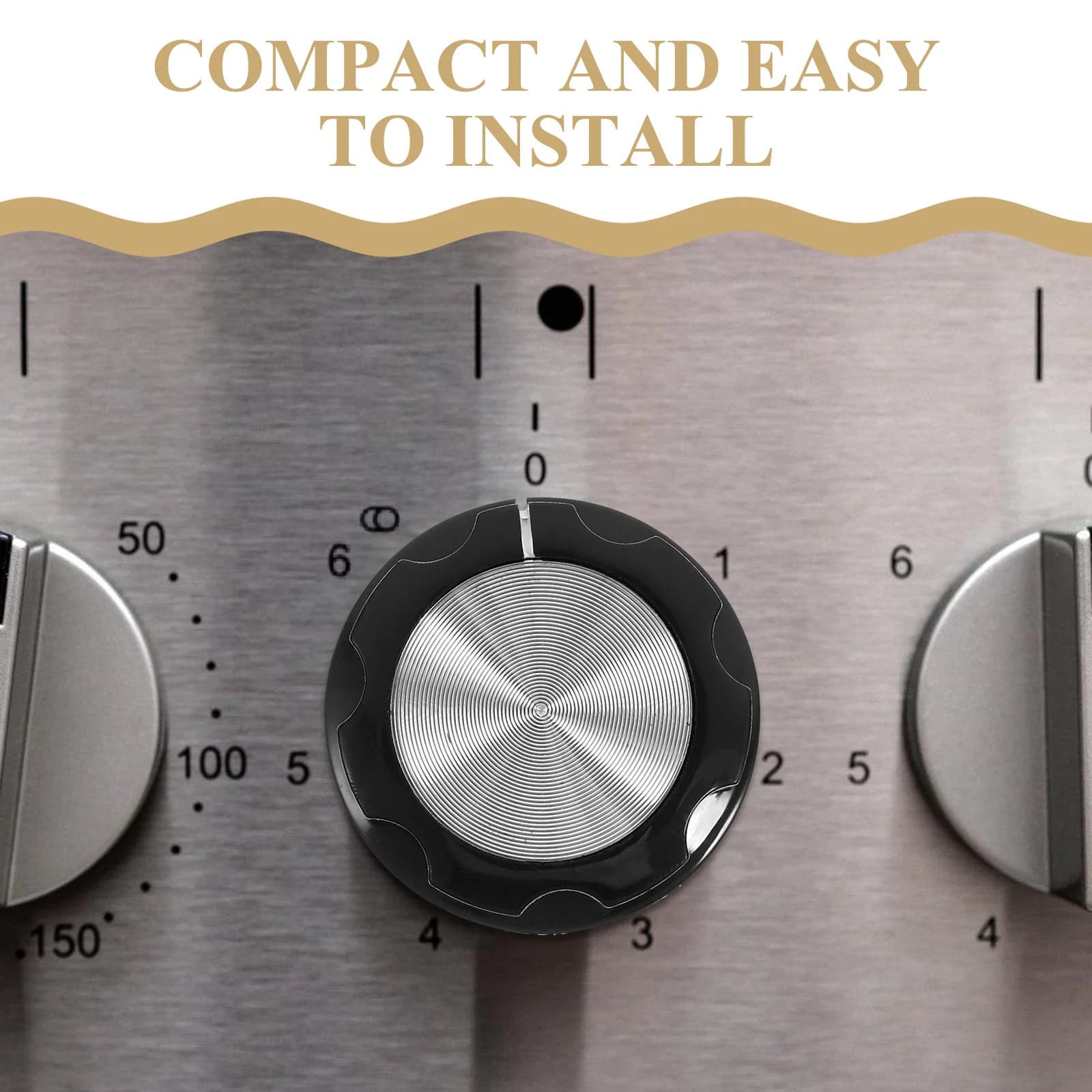 2 pcs oven control knob universal spare knobs for gas stoves electric range air fryer button durable timer switch