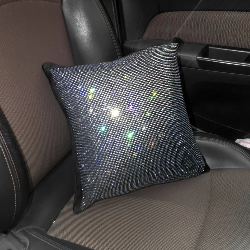 Bling strass diamante cuscino di supporto lombare per Auto per sedia da ufficio tenere in vita cuscino posteriore multiuso accessori Auto