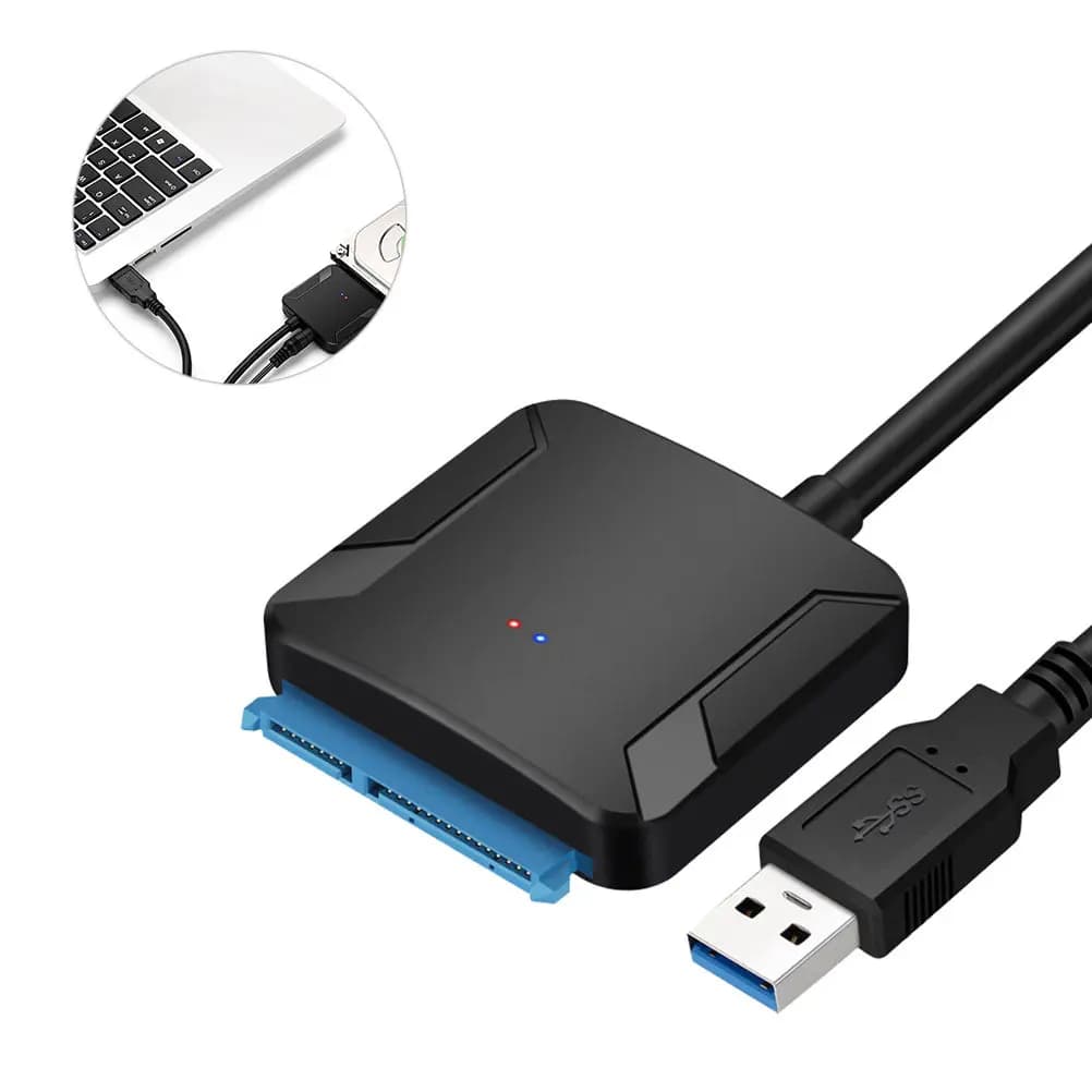 to USB Converter Cable 2.5 Inch External Hard Disk Adapter USB 3.0 Converter Data Transfer Backup Copy for Laptop