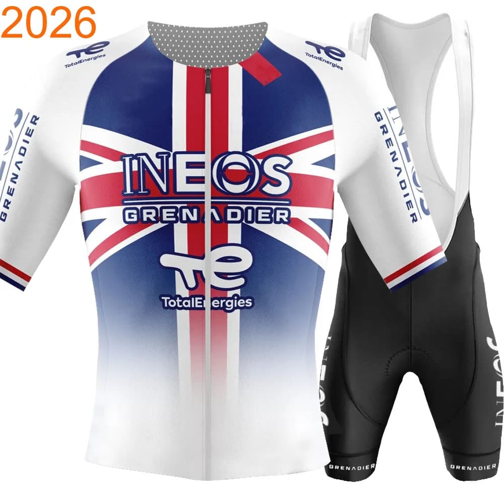 Set Maglia Ciclismo Ineos Grenadiers Team 2026 Campioni Britannici - Abbigliamento Bici da Corsa, Maglie e Pantaloncini MTB