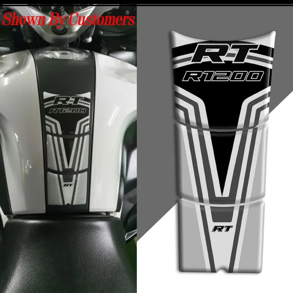 Per BMW R1200RT R1200 RT R 1200 Moto Rilievo del Carro Armato Manopole laterali Gas Olio Combustibile kit protezione del ginocchio Adesivi Decalcomanie 2016-2024