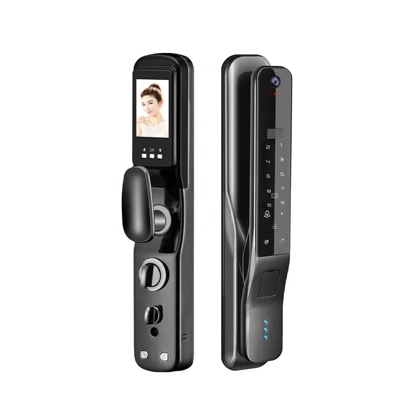 Serrature per porte intelligenti completamente automatiche facciali 3D Serrature intelligenti per impronte digitali
