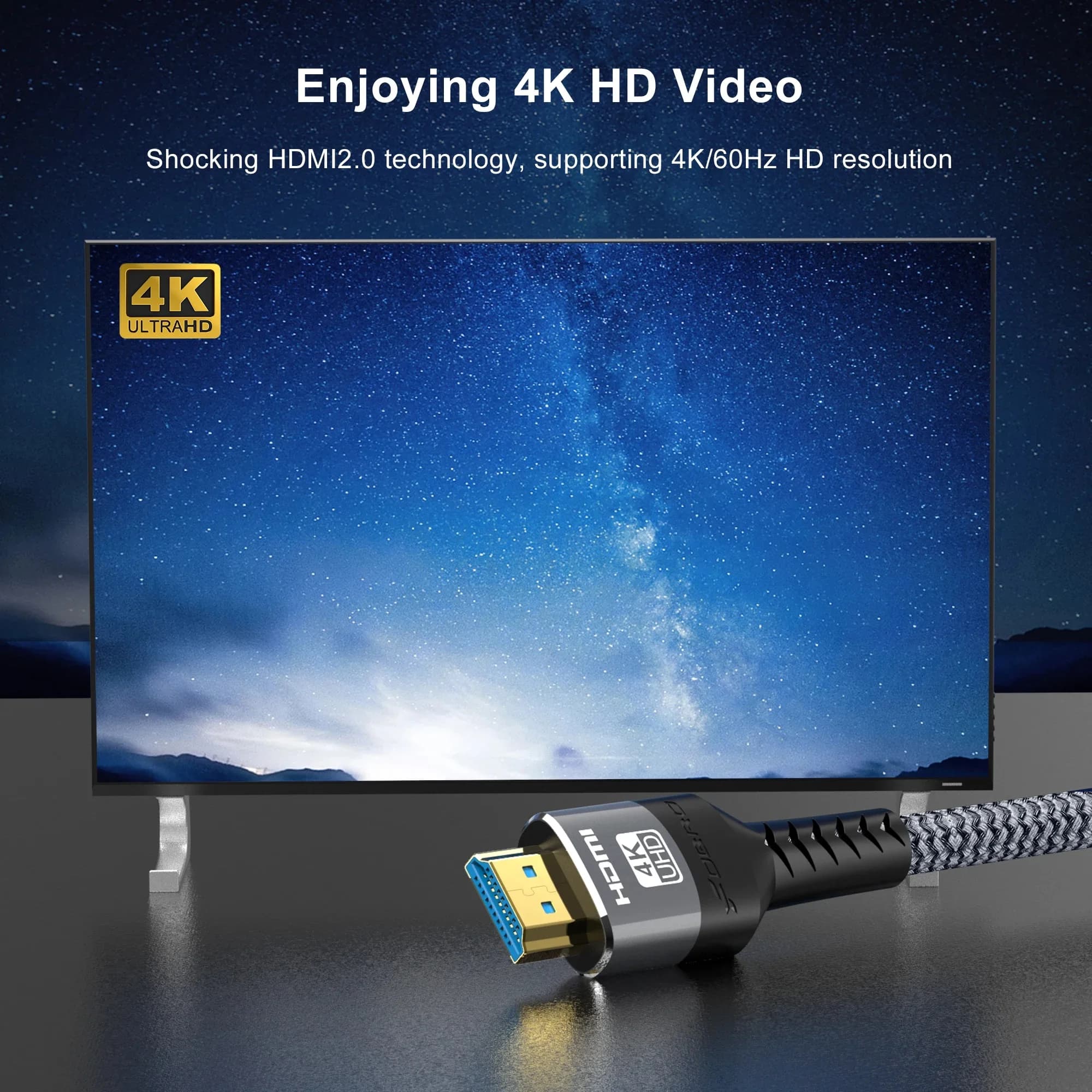 HDMI cable 8K/4K 2.1 120Hz 8K@60Hz 48Gbps EARC ARC HDCP Ultra High Speed HDR for RTX Video Cable Laptop HD TV PS5