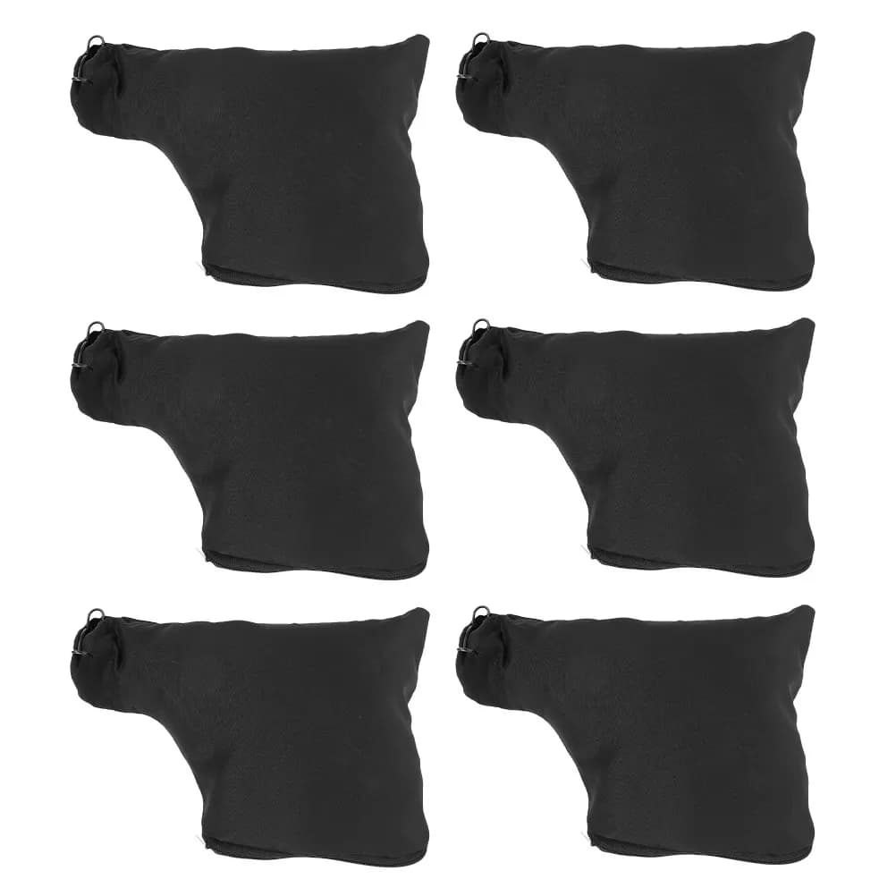 6Pcs Black Dust Collection Bag for 255 Miter Saw Highefficiency Filtration Durable Practical Accessories Belt Sander Dust Pouch