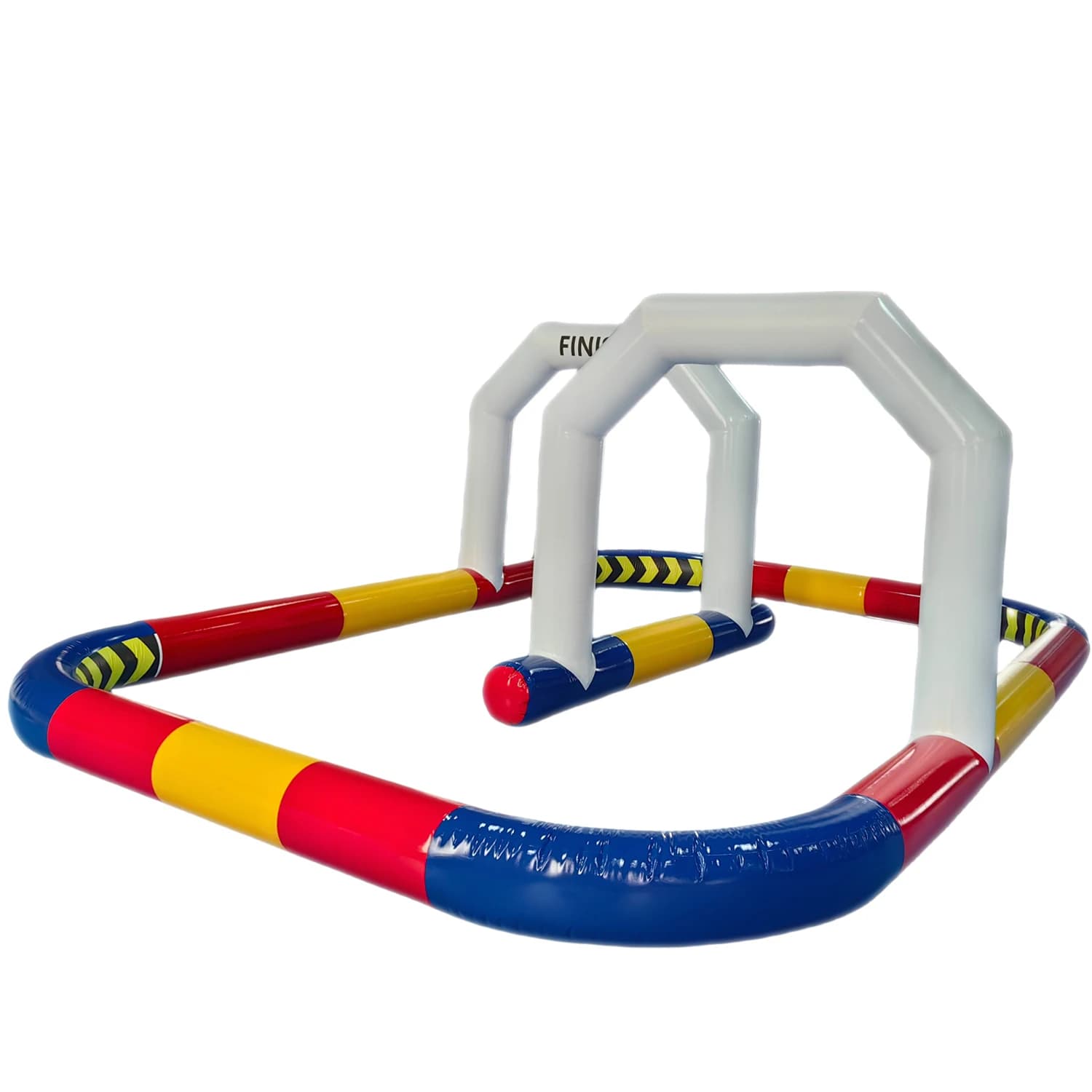 PVC Inflatable Go Kart Race Tracks Inflatable Didi Car Race Track Sport Game Air Racing Bumper Car Happy Hopper Circuit For Kids