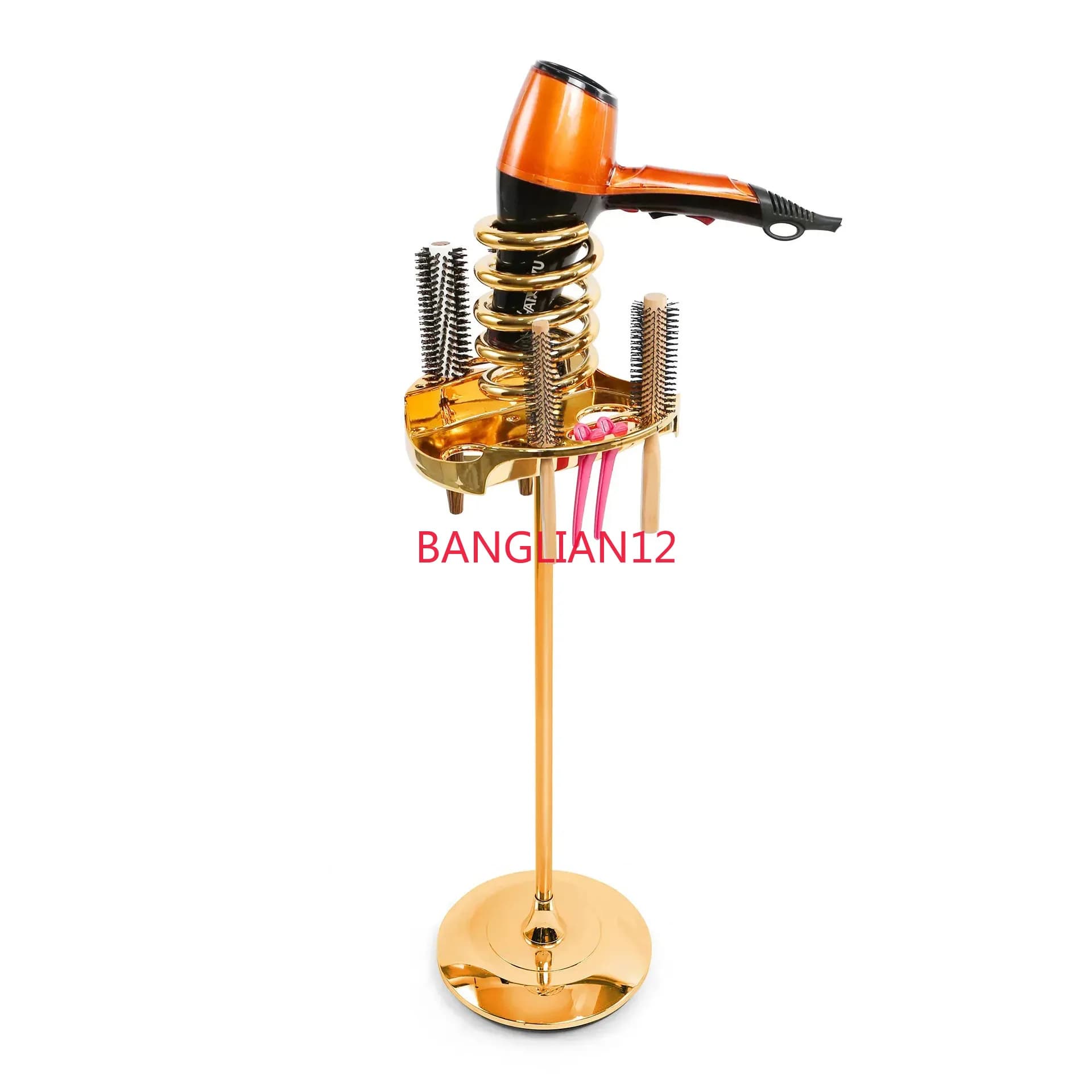 Support for electric hair dryer, hair dryer without drilling for hairdressers