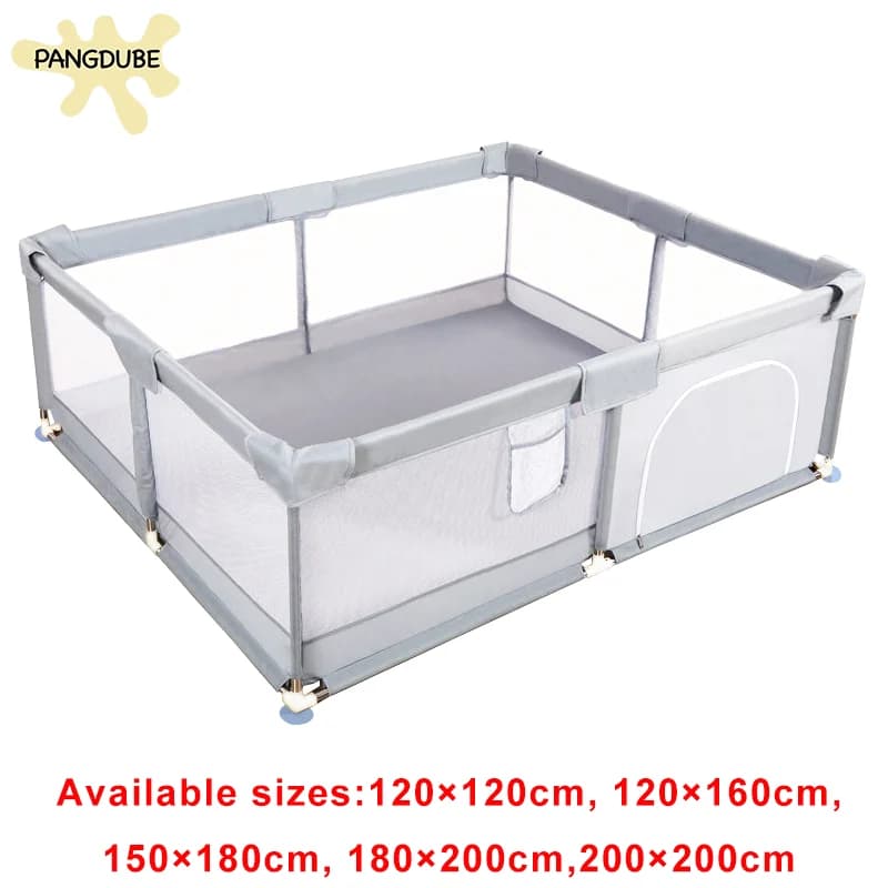 PANGDUBE Opzione 5 misure Box per bambini Parco giochi per bambini con protezione in schiuma Recinzione di sicurezza per bambini Box per bambini con palline per bambini