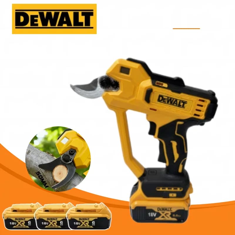 Forbici da Potatura Elettriche Senza Spazzole DEWALT, Cesoie per Rami a Batteria, Utensile Elettrico ad Alta Potenza Compatibile