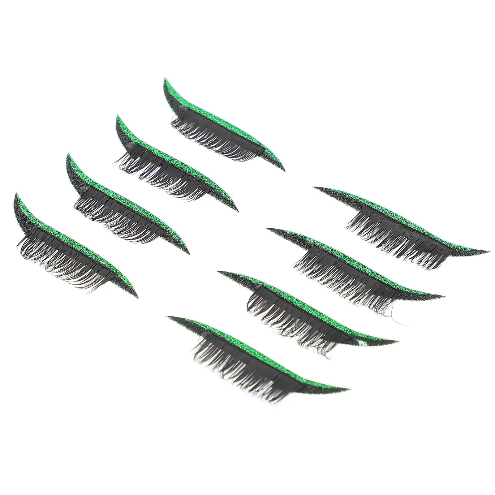 Adesivo per eyeliner per ciglia finte, lucido, impermeabile, striscia adesiva per il contorno occhi, strumento per il trucco, per festival, cosplay, feste