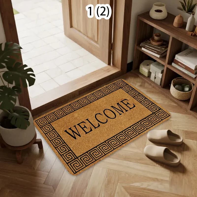 Tappeto di Benvenuto Antiscivolo per Interni ed Esterni, Adatto per Decorazione Domestica, Tappeto alla Moda