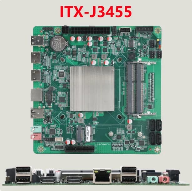 Scheda Madre NAS Intel N150 con Doppia LAN 2.5G, Slot PCIe, Doppio M.2 NVMe per Archiviazione di Rete Domestica