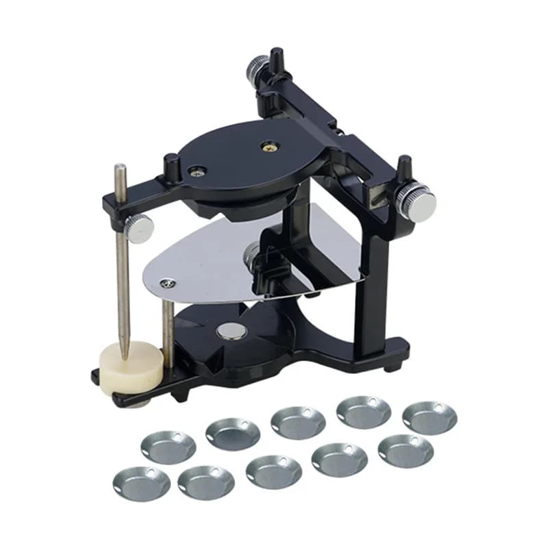 Articolatore dentale stile C ad alta precisione Grandi articolatori magnetici per protesi con modello a mascella