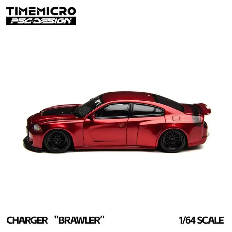 TimeMicro × PSC DESIGN 1:64 Brawler Charger Modellino Auto in Miniatura da Collezione