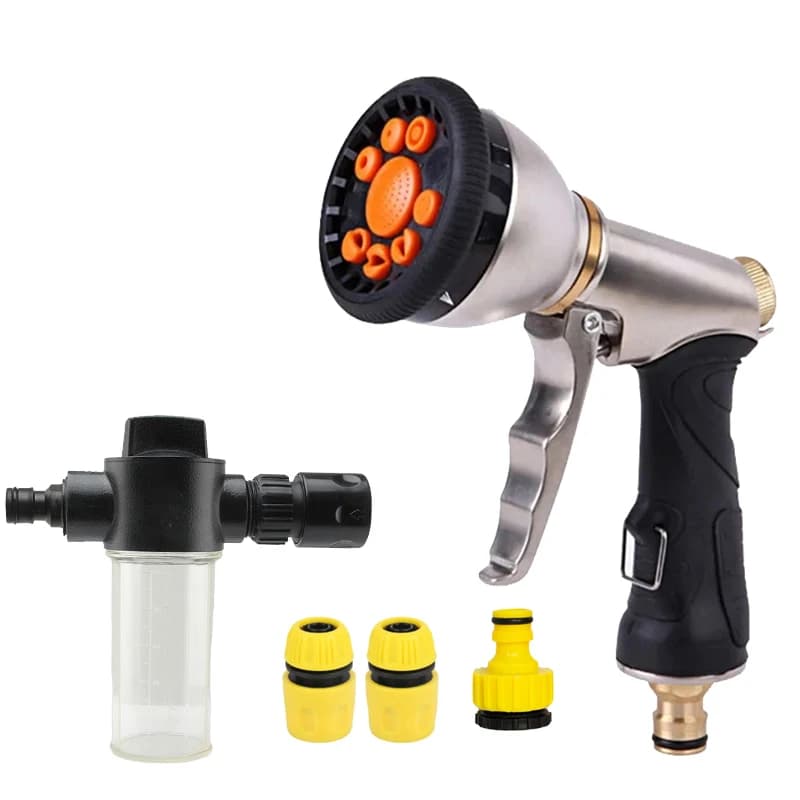 NEW High Pressure Water Gun, Self Washing Sprayer, Garden Pipe Ugello, Garden Sprinkler, Cleaning Gun