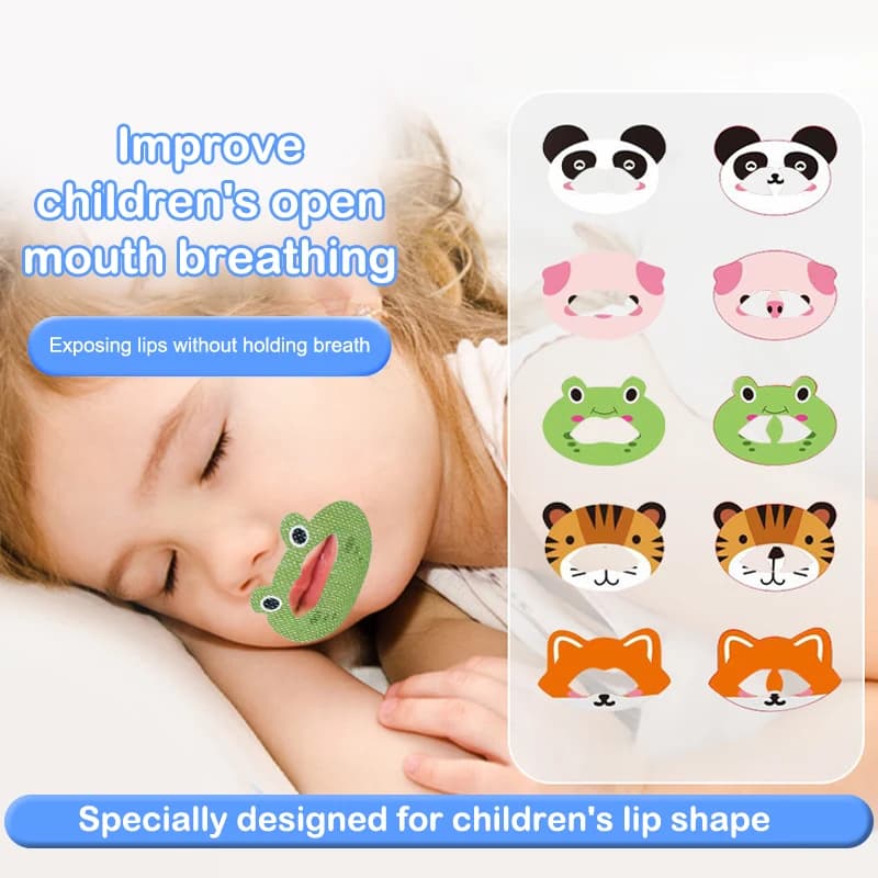 30Sheets/Bag Anti-Snoring Stickers For Children Sleep Closed-mouth Stickers Breathing Correction Patch Shut Up Patch‘