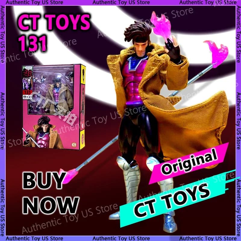 In Magazzino Ct Giocattoli Gambit Figura Mafex 131 X-Men Wolverine Shf Anime Action Figure Figurine Statua Modello Regali Personalizzati Giocattolo Per Bambini