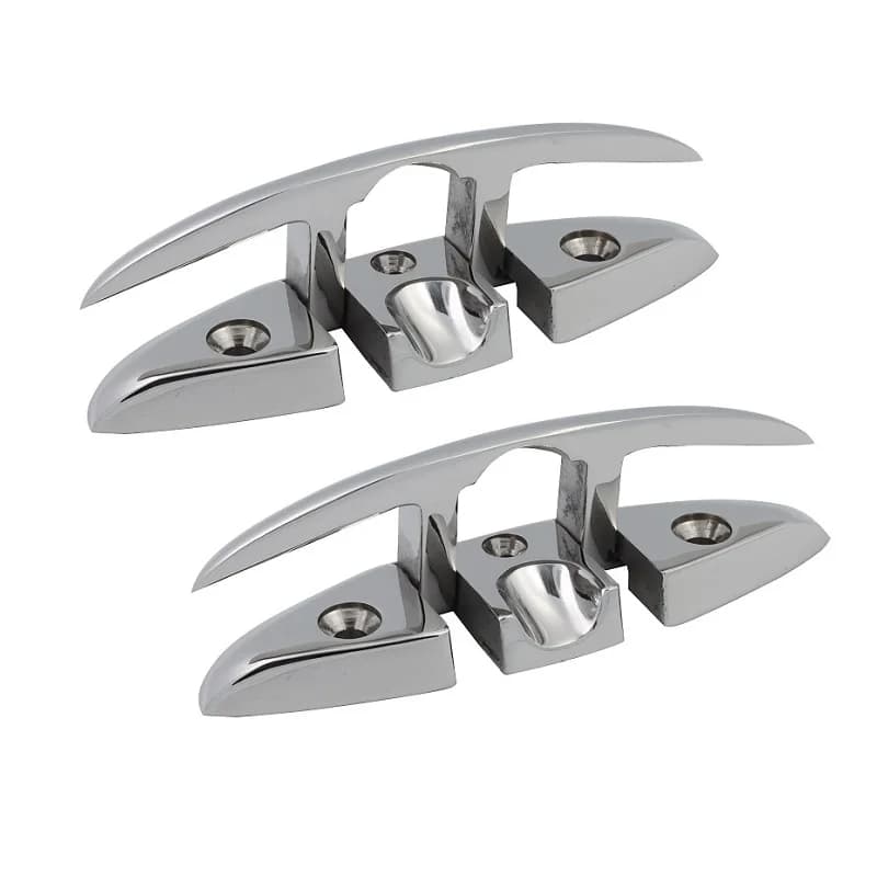 2 pezzi in acciaio inossidabile 316 tacchette per barche a filo 5/6 pollici yacht marini barche a vela tacchette per dock galleggianti per accessori per barche