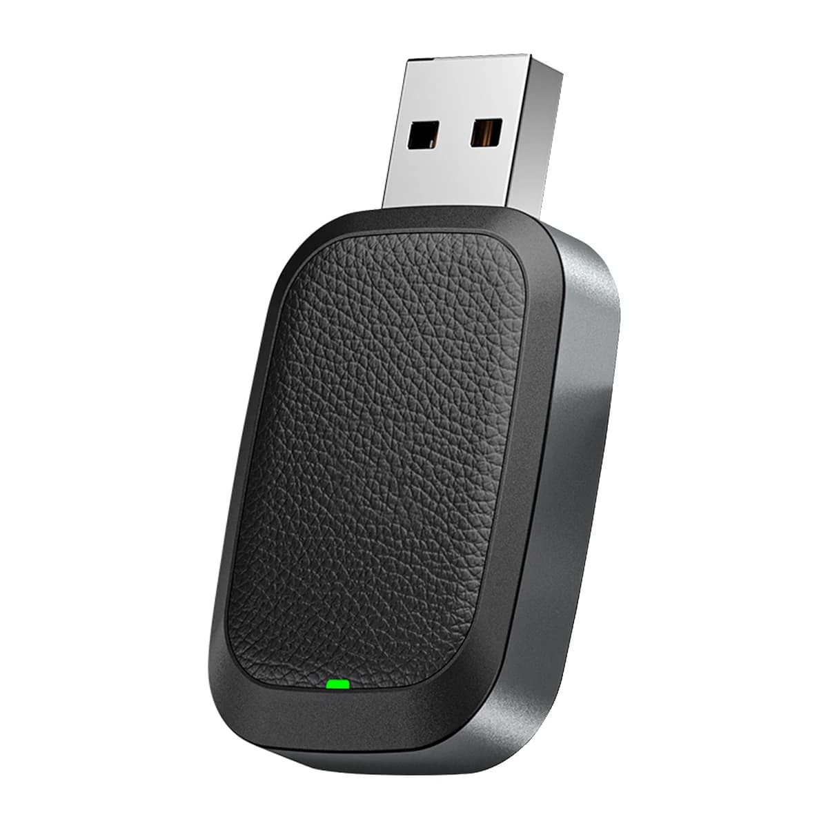 Adattatore CarPlay wireless, plug and play, controllo stabile, senza ritardi, adatto per iPhone, con porta USB (Nero)