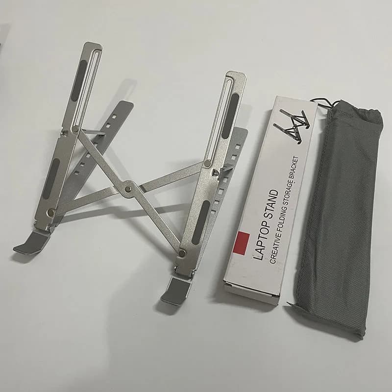 Foldable Laptop Stand, Adjustable Aluminum Computer Stand, Desktop Portable Laptop Stand, Ergonomic Tablet Stand, 13-17.3 Inches