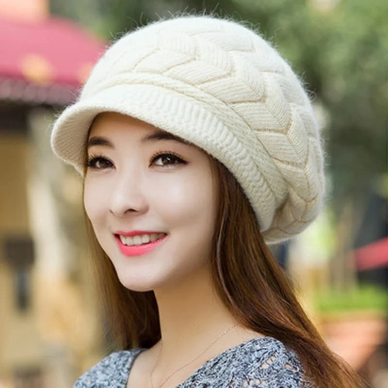 Women's Knit Hat, Hot and Soft Winter Cap, Ski Hat