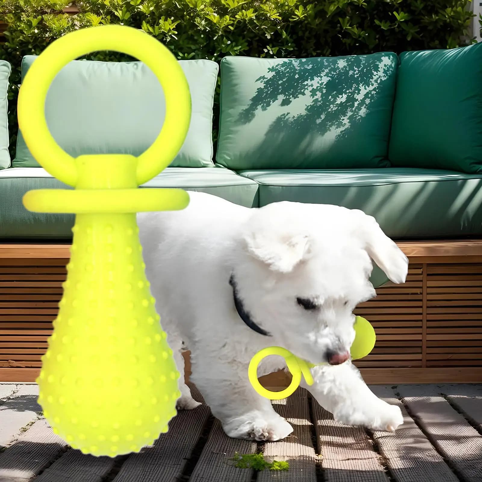 Pacifier toys for dogs Pet Teething Pacifier Safe Pet Molar Play Calming Teether for Travel Apartment Supplies Accessories