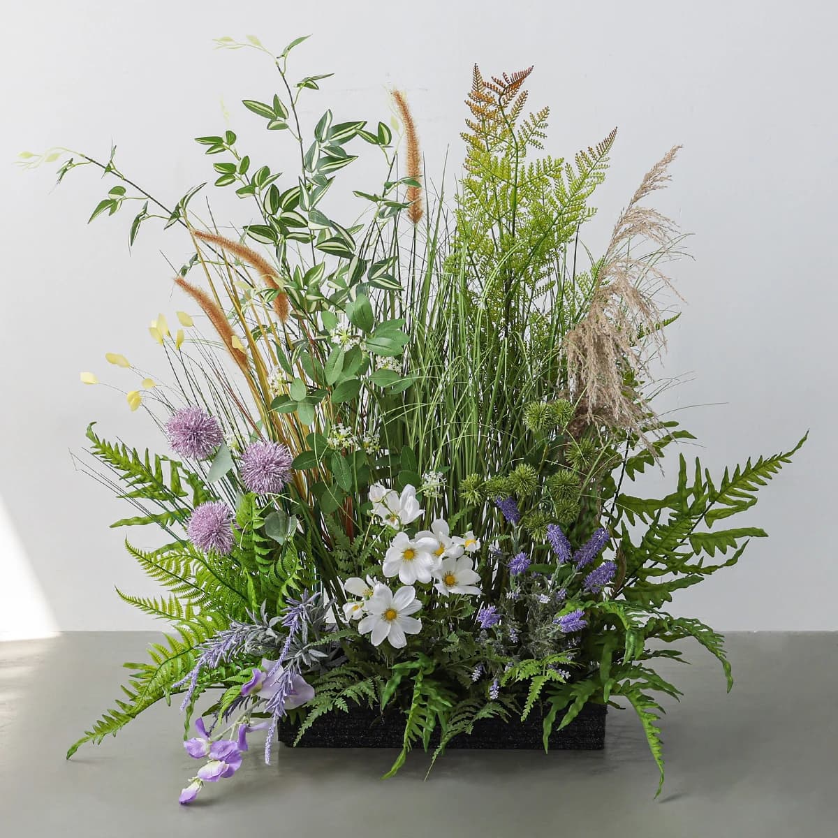 Artificial flowers, plants, landscapes, green plants, artificial flowers, outdoor landscapes, high-end decorations