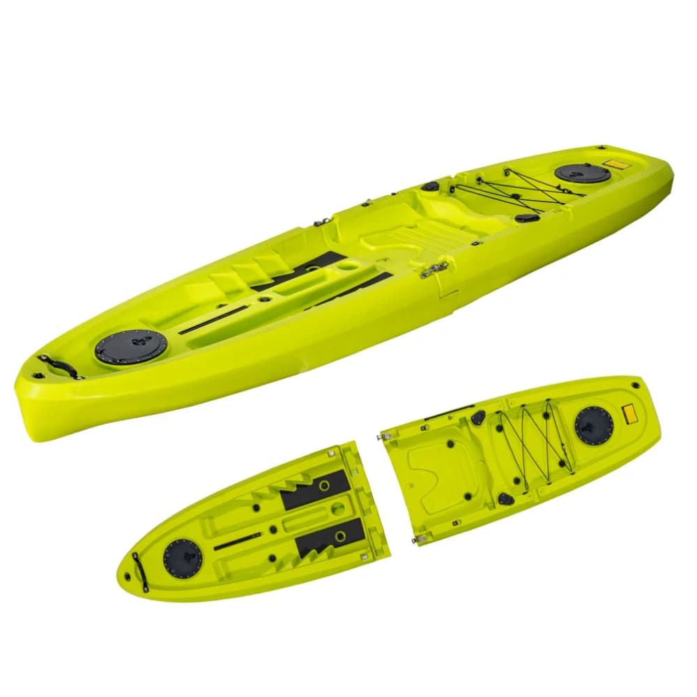 Nuovo Kayak Modulare 2025 da 11 piedi, Sit-on-Top per la Pesca, Super Leggero, Kayak in Plastica Motorizzato con Pagaia