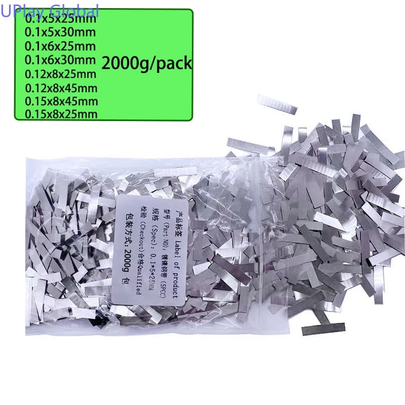Connettore per Batterie 18650 da 1KG, Lamina di Nichel, Foglio di Acciaio Nichelato, Cinghia di Nichel per Saldatura a Punti per Pacchi Batteria