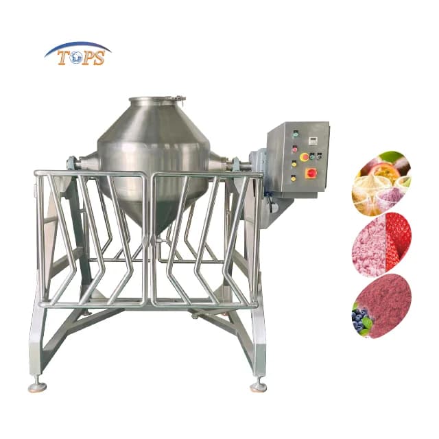 Automation 5-1000L Mixing Machine Mixer Blender Yogurt Cake Ice Cream Double Cone Blender