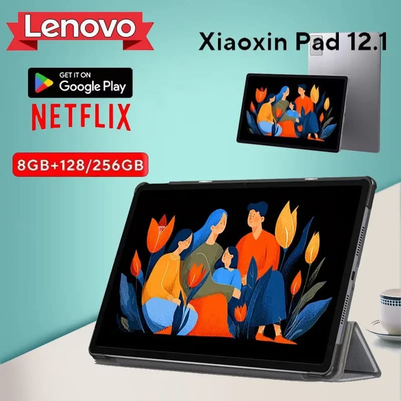 New Lenovo Xiaoxin Pad 12.1 2025 Tablet 12.1'' 90Hz Original CN Version MediaTek Dimensity 6400 10200mAh 45W Charging Pad PC