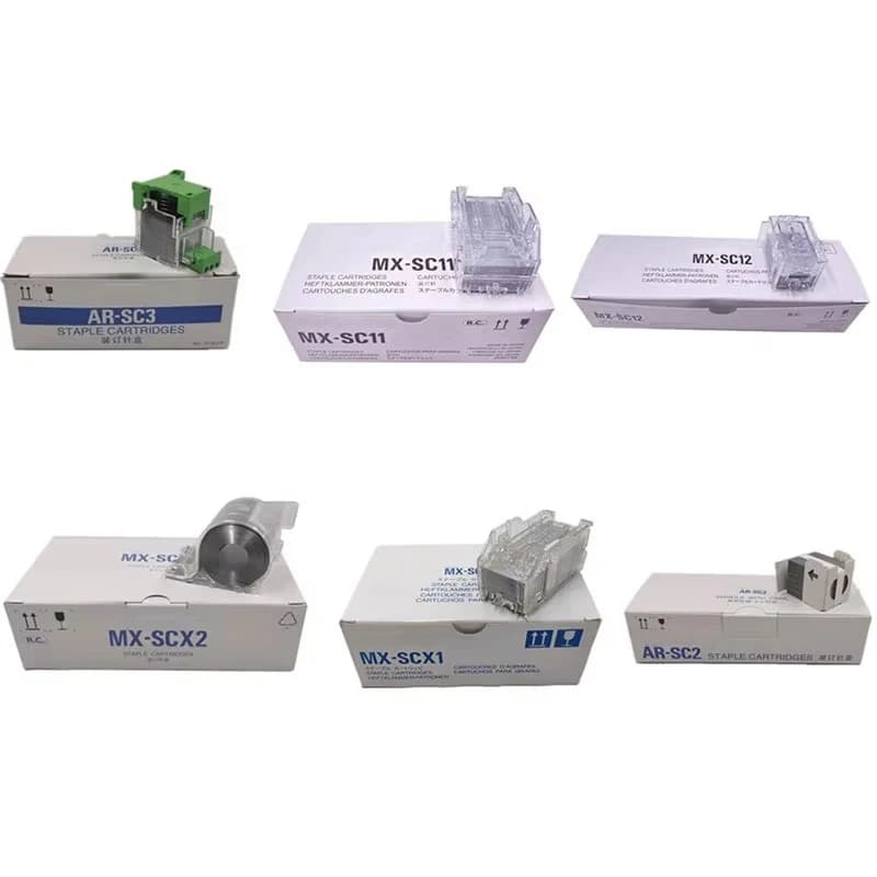 1X Nuova cartuccia di punti metallici originale per Sharp AR-SC2 AR-SC3 MX-SC11 MX-SC12 MX-SCX1 MX-SCX2 MX-SCX3 SF-SC11
