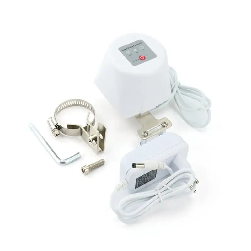 Controller valvola intelligente Tuya Wifi con timer per fornitura di gas domestica da giardino Alimentazione acqua Controllo APP Controllo vocale Spina UE