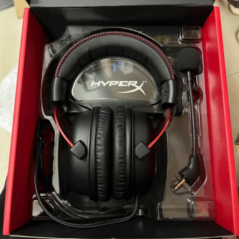 Gaming Cablate Hyperx Headphones for FPS, Eats Chicken, CSGO, Computer, Telephone, Switch, PS5, Headphones for Esports with Passive Reduction of Noise