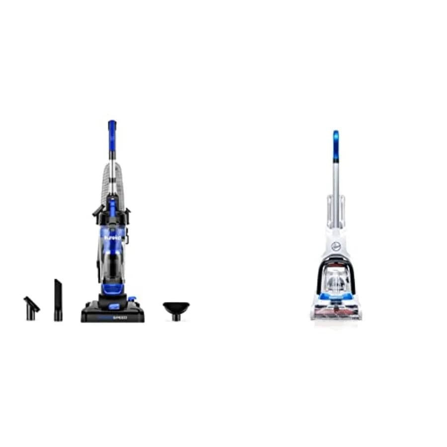 Aspirapolvere Verticale Leggero e Potente per Tappeti e Pavimenti Duri, Nuovo Modello PowerSpeed e Hoover PowerDash Pet Comp