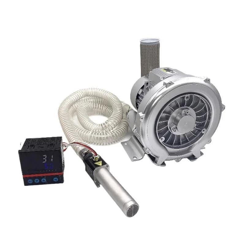 Industrial Heat Gun Digital Display Hot Air Blower With Compressed Air